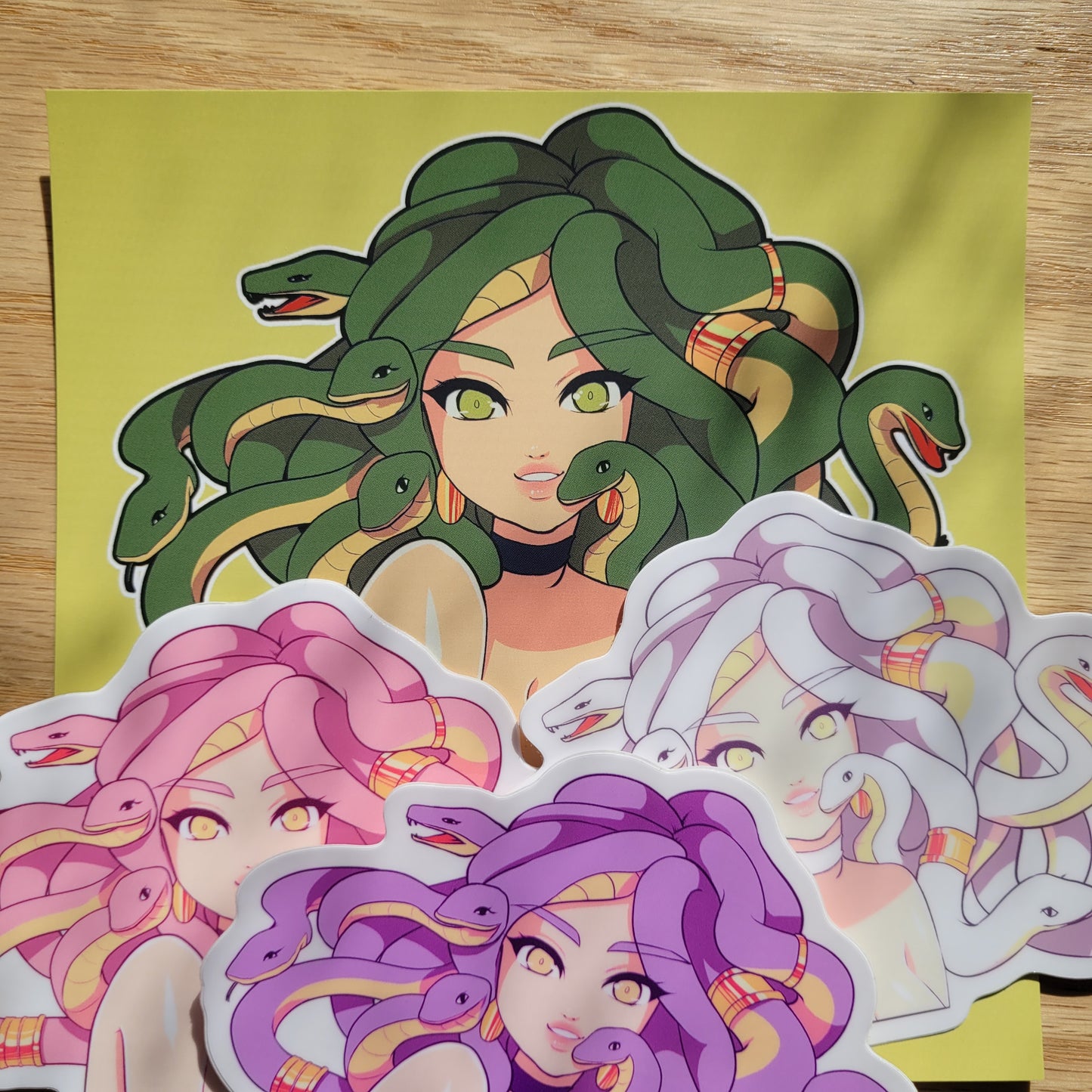 Soft Medusa Print & Stickers