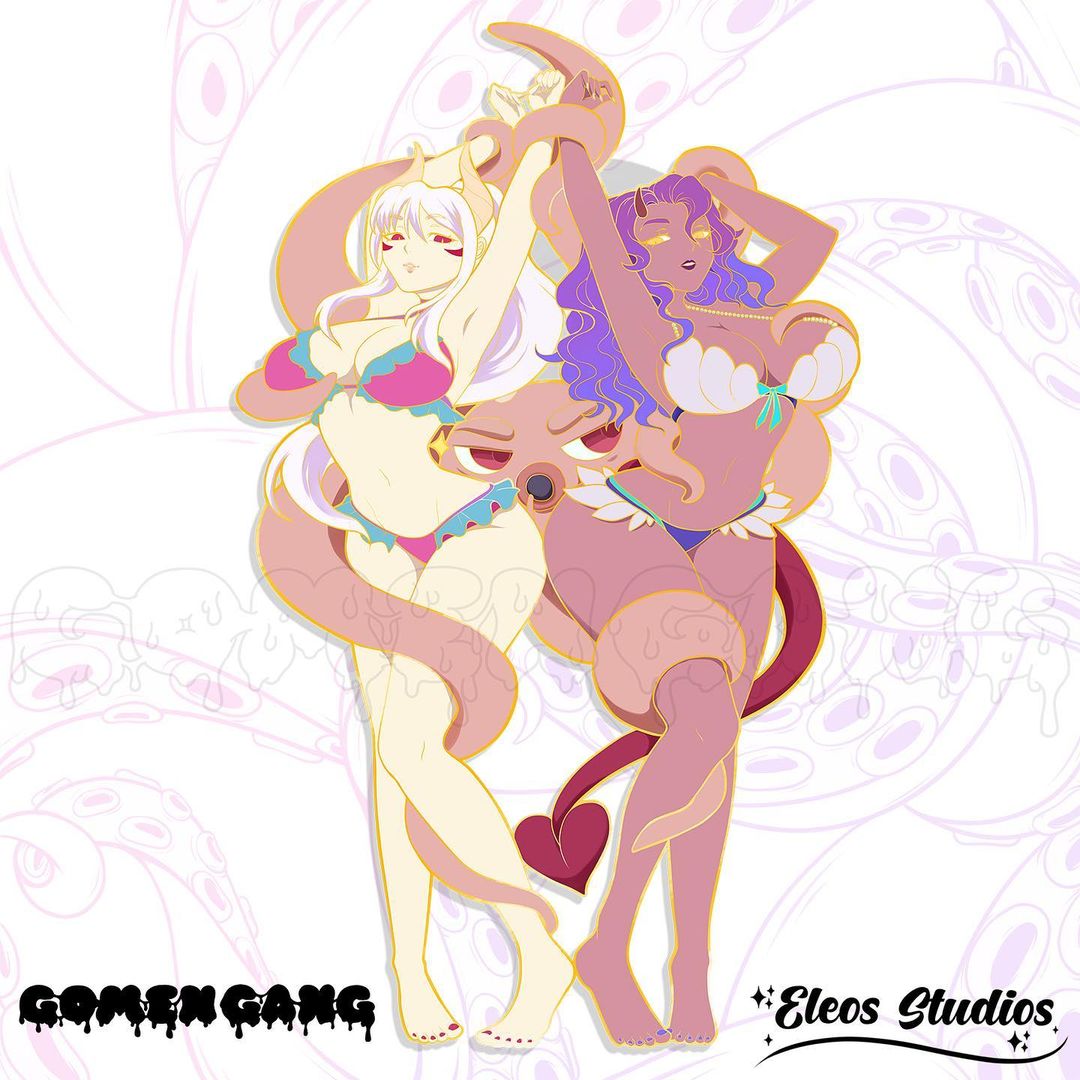 (In Production) GomenGang Collaboration Pin Collection
