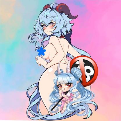 Genshin Impact Ganyu Decal (2 Versions)